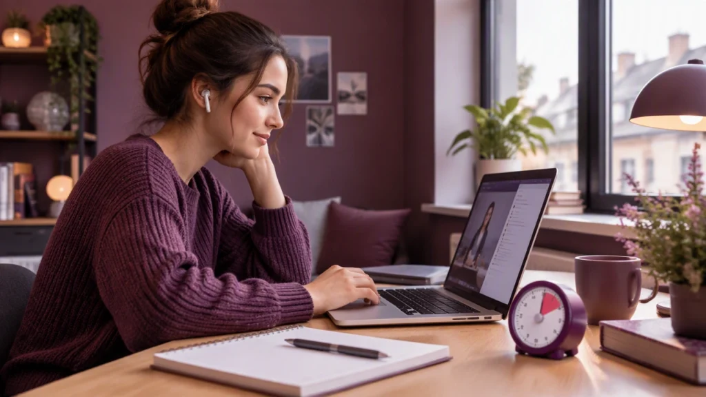 Học qua internet, từng phiên một: Khoảng thời gian ngắn có hẹn giờ và những quãng nghỉ có kế hoạch giúp duy trì sự tập trung bền vững