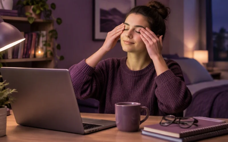 reducing eye strain during long study sessions